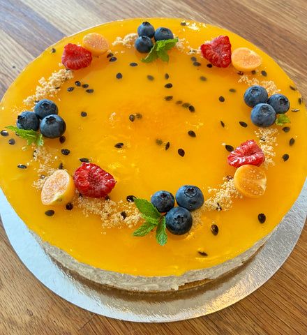 Passionsfrukts cheesecake